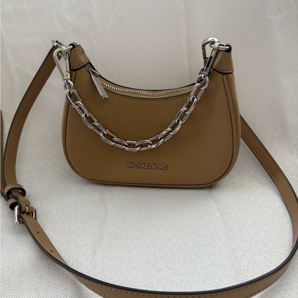 Michael Kors Tan Leather Shoulder Bag